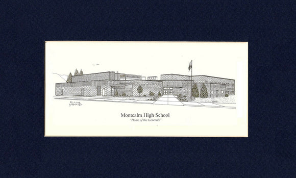Montcalm High School - (c)2023 Robert Duff, Sr.  - duffcreations.com 