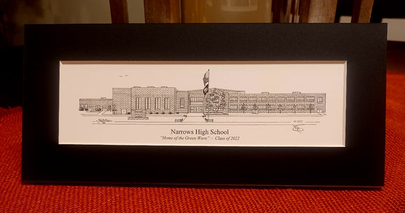 Narrows High School (c) 2023 Robert E Duff