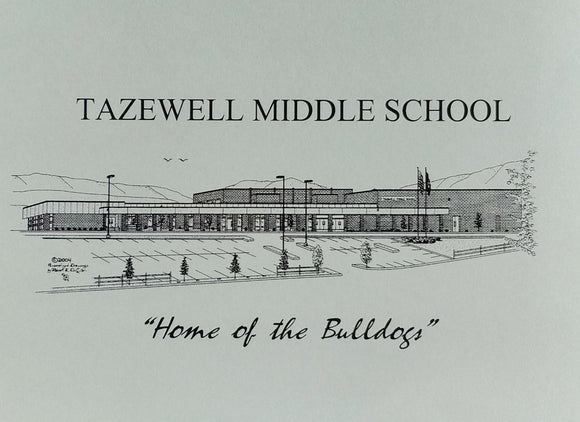 Tazewell Middle School Note Cards (c) 2021 Robert Duff Sr - duffcreations.com
