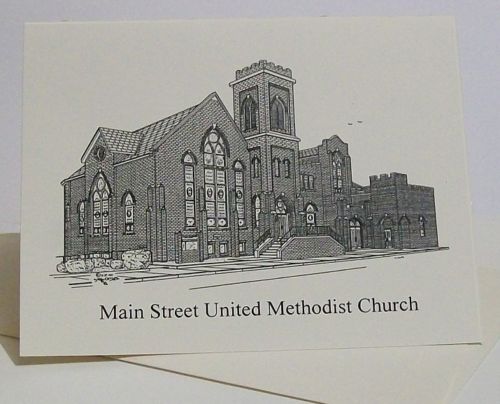 Tazewell Main Street UMC  note cards duffcreations.com (c) 2020 Robert Duff Sr