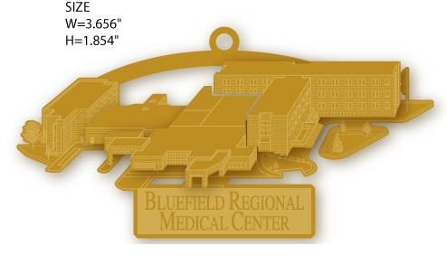 Unique Personalized Ornaments  of buildings 