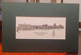 List of High School Prints - Class Reunion Gifts - matted pen & ink prints - Choose from 2 sizes - Standard (no year)