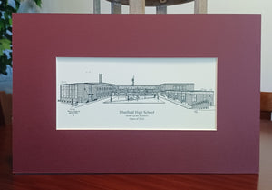 Bluefield High School Print (c) 2023 Robert Duff Sr. - duffcreations.com