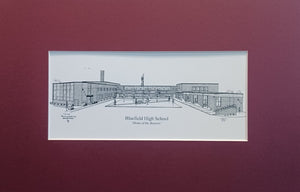Bluefield High School print (c) 2023 Robert Duff Sr. 