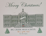 Big Creek High School War WV Christmas Cards (c)2026 Robert Duff Sr 