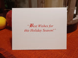 Personalized Christmas Cards Burruss Hall (C) 2022  Robert Duff Sr - duffcreations.com
