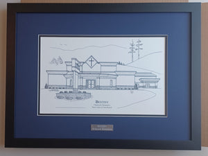 Churches & Historical  Buildings  List of Pen & ink Prints  (Choose item & Size)  or To have yours created Call Robert: 276.970.5901