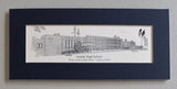 High School Prints (Standard or Personalized With YEAR) - Class Reunion Gifts - Graduation Gifts duffcreations.com - matted pen & ink prints - Choose from several sizes - Personalized BULK SALE