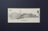 Grundy High School Pen & Ink Print (c)2026 Robert Duff Sr.