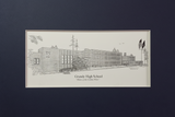 Grundy High School Pen & Ink Print - "Home of the Golden Wave"