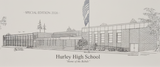 Hurley High School Pen & Ink Print - Standard - Choose from (3) Sizes