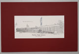 Hurley High School Pen & Ink Print - Standard - Choose from (3) Sizes