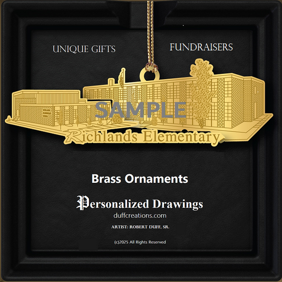 Brass Ornaments (c)2025 Robert Duff Sr.  - ALL RIGHTS RESERVED
