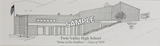 Twin Valley High School Pen & Ink Print - Standard - Choose from (4) Sizes