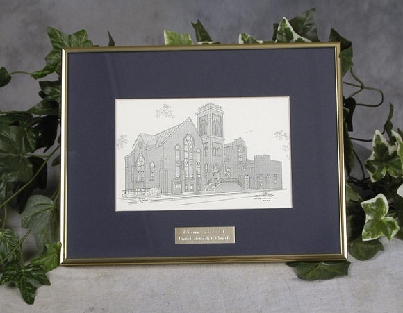 Church pen & Ink prints 
