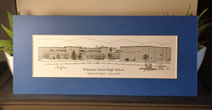 Princeton Senior High School print (c) 2022 Robert Duff Sr - duffcreations.com 