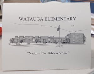 Watauga Elementary School (Abingdon Virginia) - Note Cards