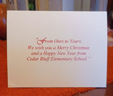 Personalized Christmas Cards & Envelopes