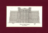 Beaver High School Print (c) 2021 Robert E Duff Sr - duffcreations.com
