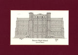 Beaver High School Print (c) 2021 Robert E Duff Sr - duffcreations.com