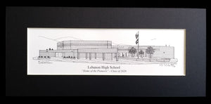 Lebanon High School Print (c) 2021 Artist: Robert Duff, Sr. duffcreations.com 