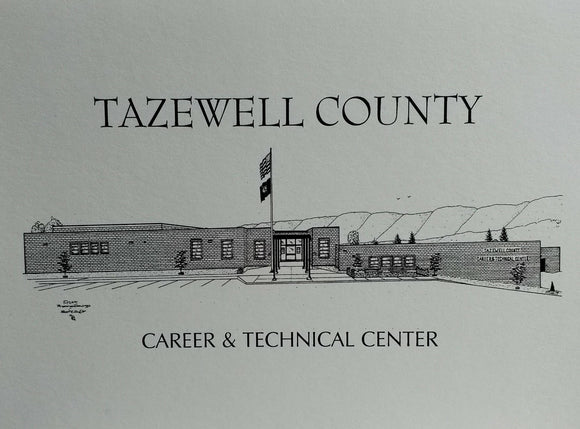 Tazewell County Career & Technical Center note cards (c) 2021 Robert Duff Sr - duffcreations.com 