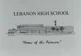 Lebanon High School note card (c) 2020 Robert E Duff Sr - duffcreations.com