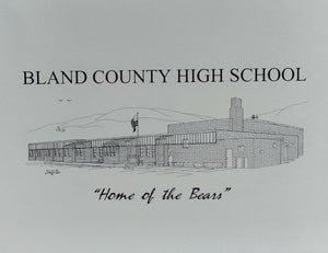 Bland County High School note card (c) 2021 Robert E Duff Sr - duffcreations.com