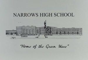 Narrows High School note card (c) 2021 Robert E Duff Sr - duffcreations.com