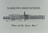 Narrows High School note card (c) 2020 Robert E Duff Sr - duffcreations.com