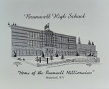 Bramwell High School note card (c) 2020 Robert E Duff Sr - duffcreations.com