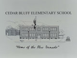 Cedar Bluff Elementary School note card (c) 2020 Robert E Duff Sr - duffcreations.com