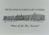 Richlands Elementary School note card (c) 2020 Robert E Duff Sr - duffcreations.com