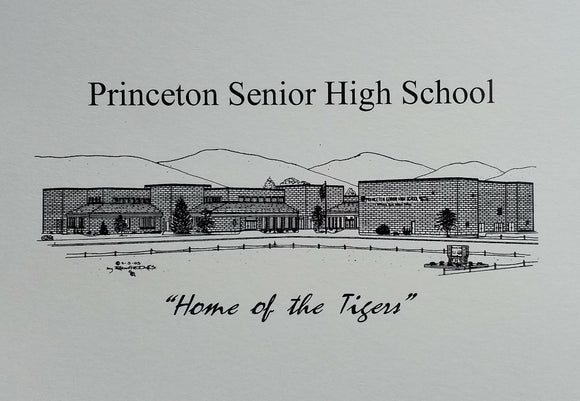 Princeton Senior High School - Note Cards (c) 2021 Robert Duff Sr - duffcreations.com