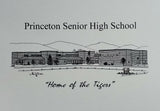 Princeton Senior High School note card (c) 2020 Artist: Robert Duff, Sr. - duffcreations.com 