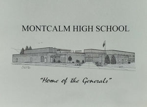 Montcalm High School note card (c) 2021 Robert E Duff Sr - duffcreations.com