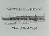 Tazewell Middle School note card (c) 2020 Robert E Duff Sr - duffcreations.com