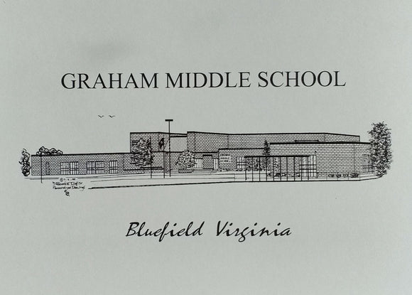 Graham Middle School note cards (c) 2021 Robert E Duff Sr - duffcreations.com