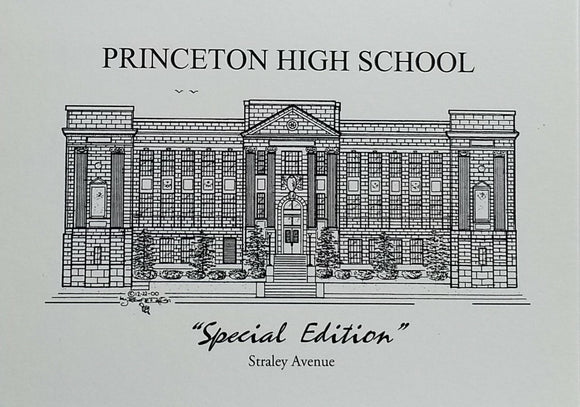 Princeton High School (Straley) note cards (c) 2021 Robert E Duff Sr - duffcreations.com