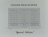 Iaeger High School note card (former) (c) 2020 Robert E Duff Sr - duffcreations.com