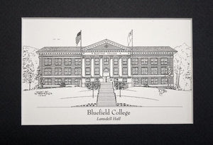Bluefield College  - Lansdell Hall print duffcreations.com (c) 2020 Robert Duff Sr