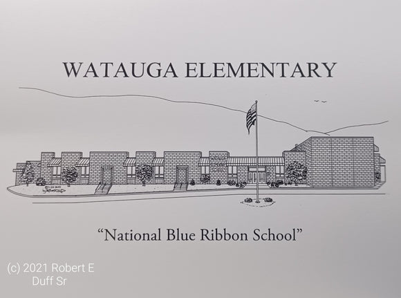 Watauga Elementary School (Abingdon Virginia) - Note Cards