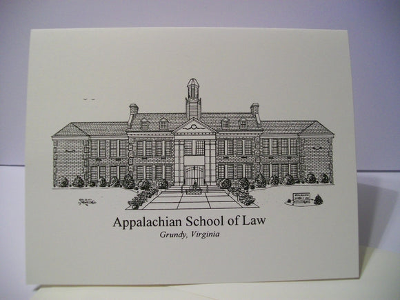 Appalachian School of Law note cards - Grundy VA (c) 2021 Robert E Duff Sr - duffcreations.com 