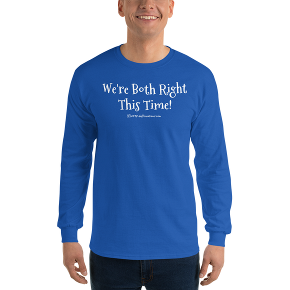 Long Sleeve T-Shirt (white lettering) 