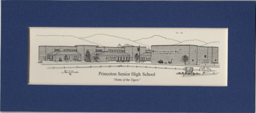 Princeton Senior High School Print duffcreations.com (c) 2020 Robert Duff Sr