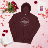 BLACKSBURG VIRGINIA - Home of Virginia Tech Campus - Burruss Hall Hoodie - (circle design)  Virginia Polytechnic Institute and State University Blacksburg, VA